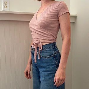 Reformation Flora Wrap Top